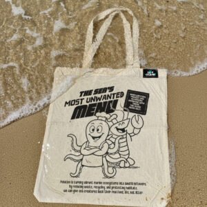 100% Cotton Tote Bag | A New-Era Conversation Between an Octopus and a Lobster